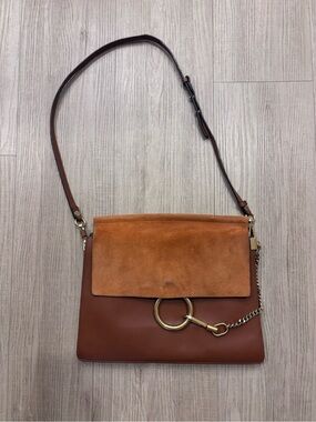 Chloe Faye Brown Leather Bag